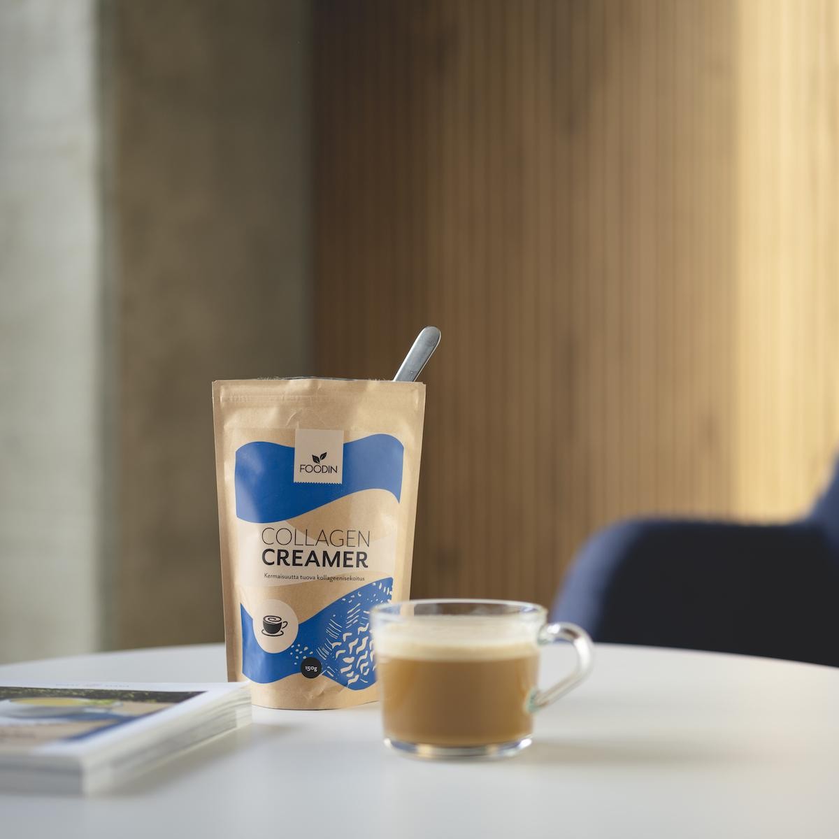 Collagen creamer í kaffibolla