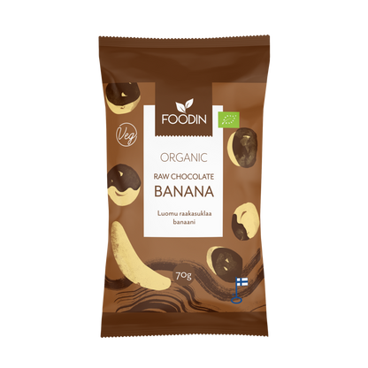 RAW súkkulaðihúðaður banani