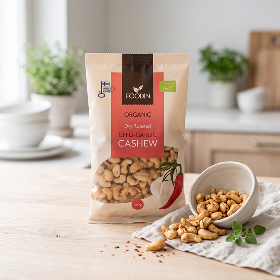 Ristaðar cashew hnetur - Lífrænt