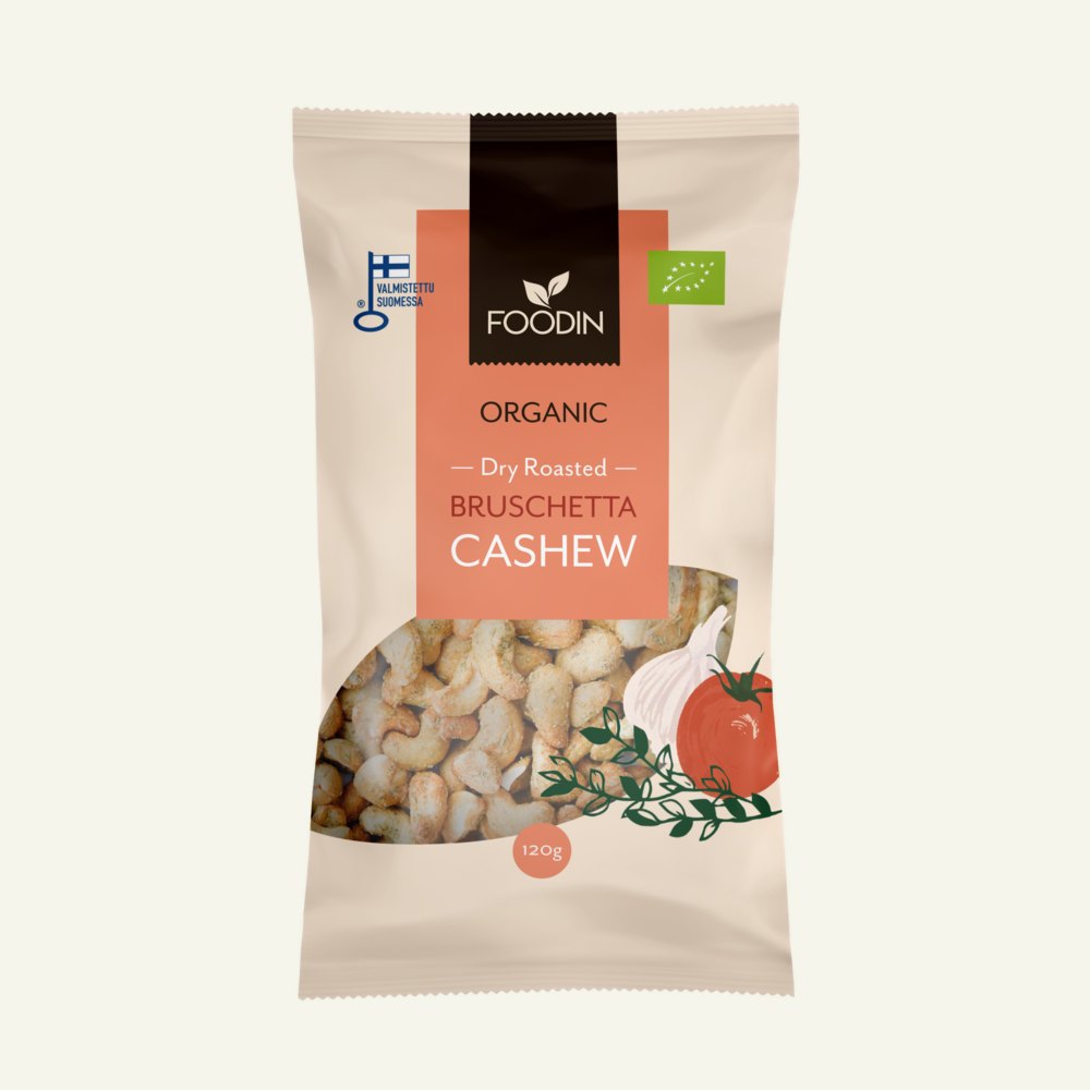 Ristaðar cashew hnetur bruschetta 120g